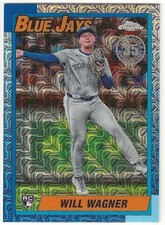 2025 Topps WILL WAGNER Insert 1990 SILVER PACK CHROME Parallel Card RC