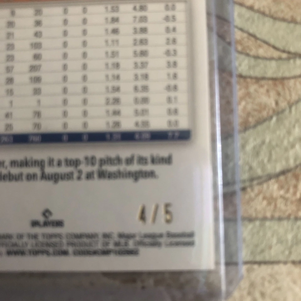 Frankie Montas numerado 4/5 vermelho - Imagem 3 de 3