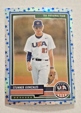 Stunner Gonzales - 2023 Panini USA Baseball Stars & Stripes #8 Stars Parallel