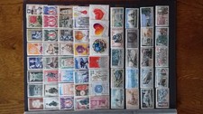 Timbres Oblitérés Page Double P50 FRANCE FRANCS