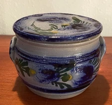 Vintage Betschdorf Remmy Fils Salt Glazed Stoneware Pottery Butter Bell