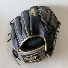 Rawlings Softer-Rubber-Ball Glove HOH Wizard 11.5in Black/Gray Used