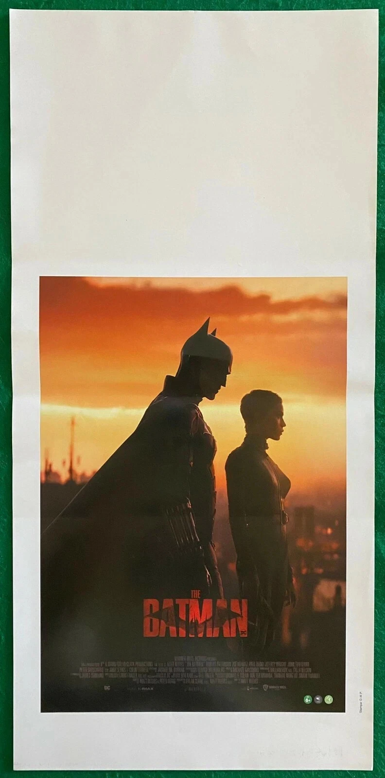 Locandina originale film The Batman (2022) - Regia di Matt Reeves