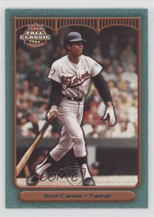 2003 Fleer Fall Classic Rod Carew #1 HOF c7w