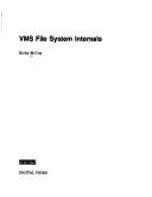 VMS Files Systems Internals Paperback Kirby McCoy