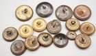 WWI Army Buttons Lot Of 16 by Kenyon, J.R. Gaunt, Art Metal & Eisner RARE MAKERS — photo 2
