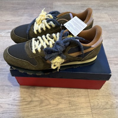 Reebok Brain Dead x Classic Leather Fuzzy Suede Size 12 New  display picture 2