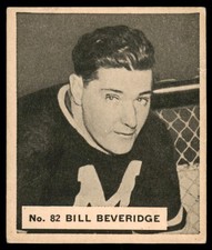 1937-38 World Wide Gum (V356) Bill Beveridge EX #82