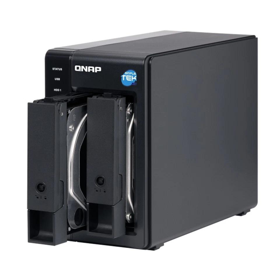Qnap TR-002 DAS Storage 2-Bay HDD 8TB (2x4TB) Dual RAID Slot, Refurbished - Image 4 of 4