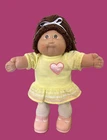 1983 CABBAGE PATCH KID Girl Doll by Coleco - Brown Hair & Eyes - Full Outfit