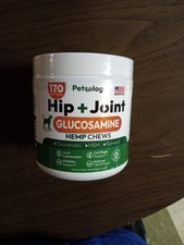Hemp Hip and Joint Supplement for Dogs Glucosamine 170ct 5/2027