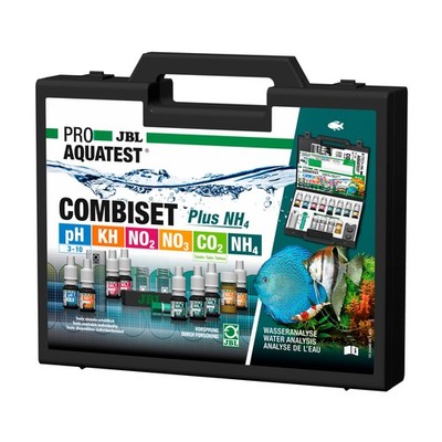 JBL Test Combi Set Plus NH4 - Aquarium Wassertest Testset pH KH NO2 NO3 CO2