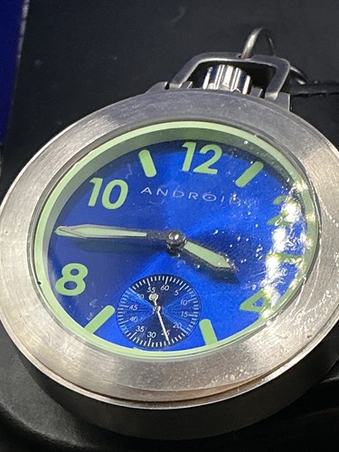 Android pocket Watch Enforcer with Sea-Gull TY3600 caliber Rare AD541