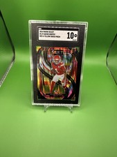 2024 Select Xavier Worthy Red and Yellow Shock Prizm SGC 10