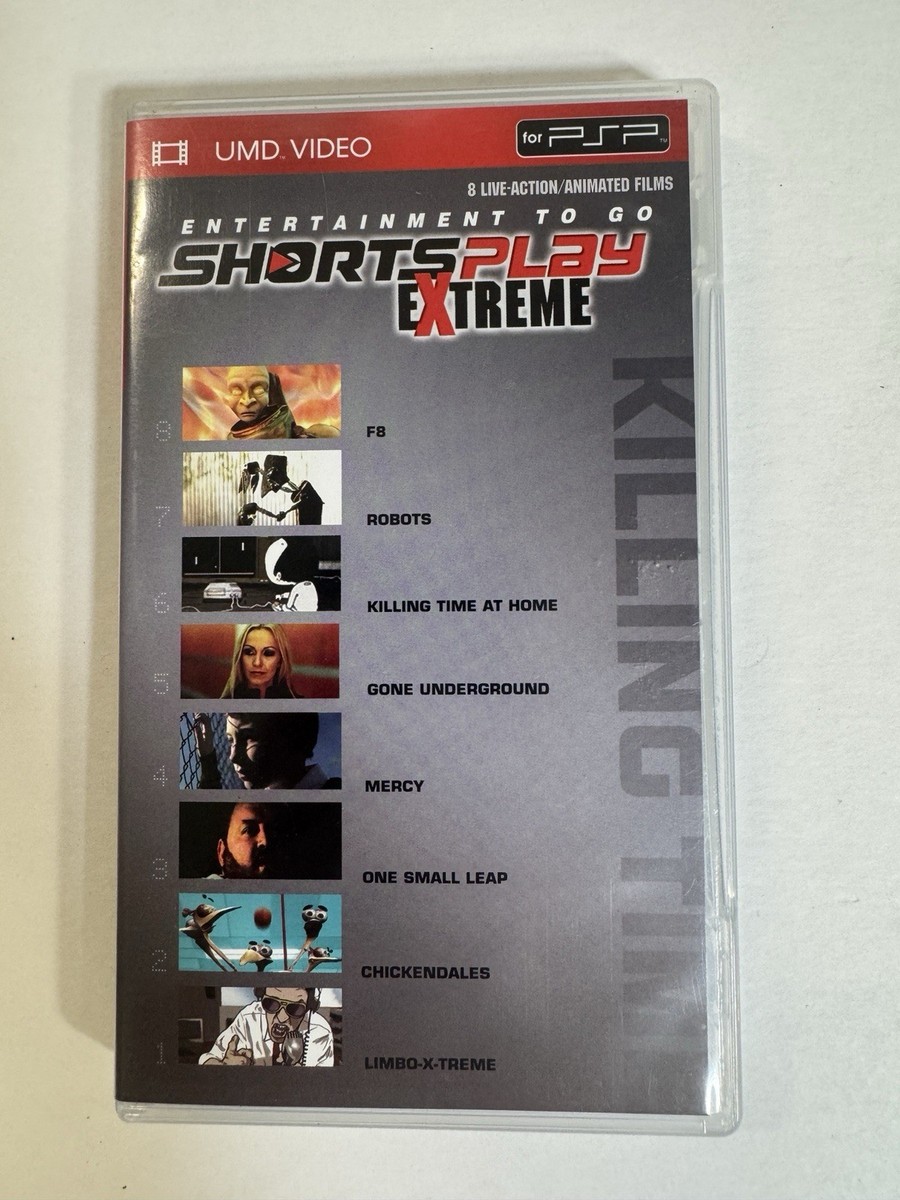 ShortsPlay Extreme UMD Video PSP 8 Short Films Rare Collectible