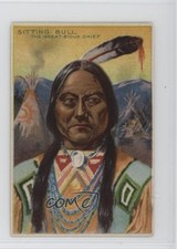 1911 ATC Heroes of History Tobacco T68 Royal Bengals Back Sitting Bull 04le