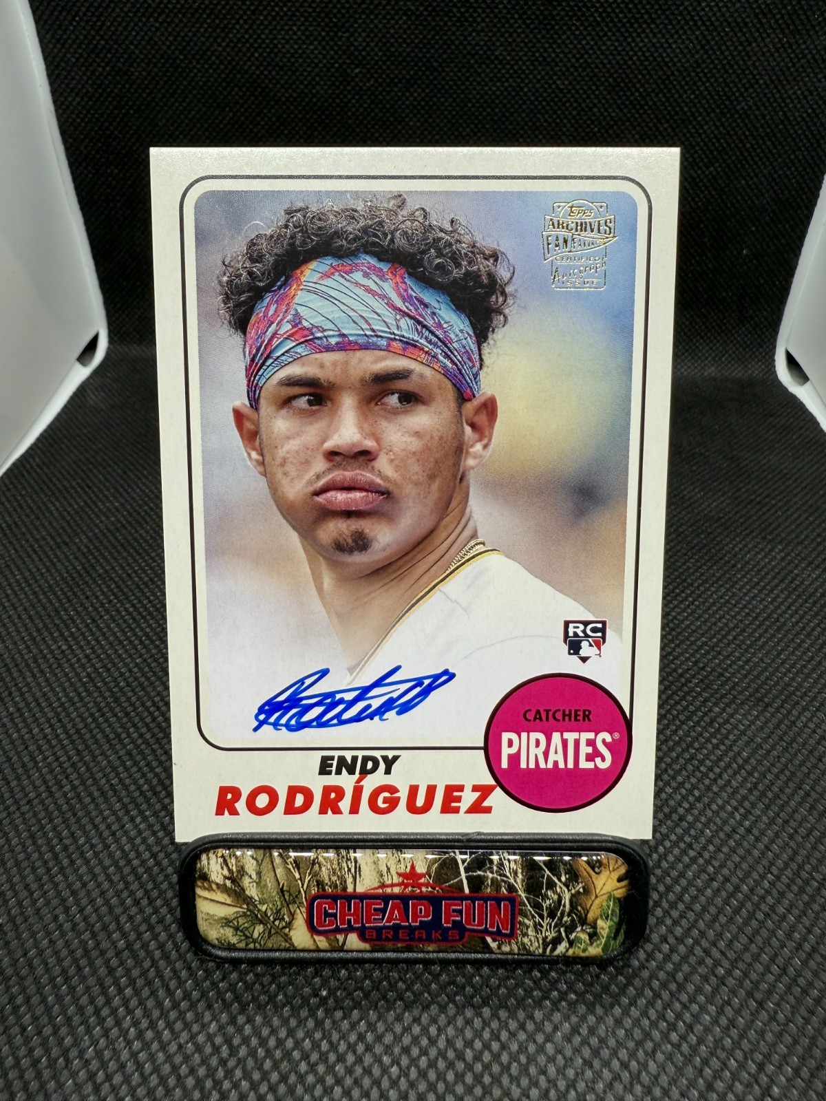 Endy Rodriguez - 2024 Topps Archives - 1968 Fan Favorite Autographs