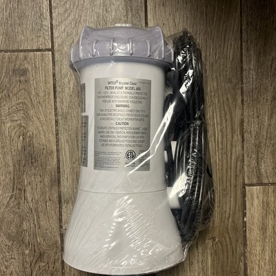 Intex Krystal Clear 603 Above Ground Cartridge Filter Pool Pump