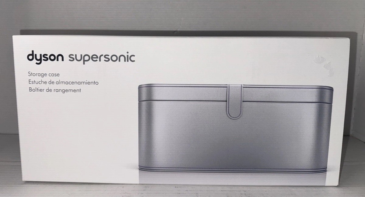 Dyson Supersonic Hair Dryer STORAGE CASE Silver Presentation Box