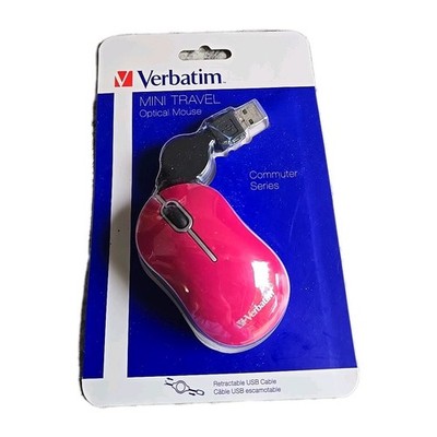 NEW Verbatim Mini Travel Optical Mouse Commuter Series - USB A