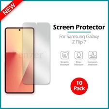 10-Pack LCD Clear HD Hydrogel Film Screen Protector for Samsung Galaxy Z Flip7