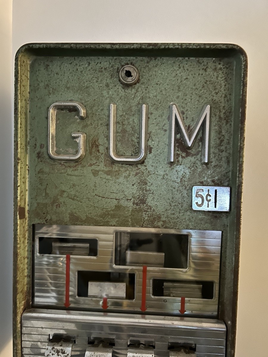 Superior Mfg. Co. Vintage Wall-Mounted Candy Vending Machine 5