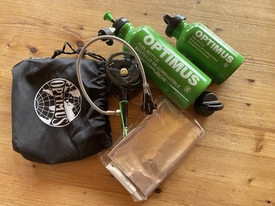 Optimus Polaris optifuel Mehrstoffkocher inclusive 2 Brennstoffflaschen