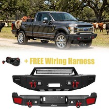 Off-road Front Rear Bumper W Leds For 2017-2022 Ford F250f350f550 Super Duty