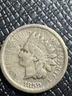 1859 Indian Head Cent First Year of Issue, 1 Year Type Coin, 99c shipping