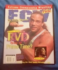 ECW Magazine 1999 RVD ROB VAN DAM / RAVEN, FRANCINE, HEAT WAVE 99 - Nice Conditi