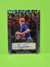 2024 Leaf Trinity Brandon Sproat #S-BSI Steel /6