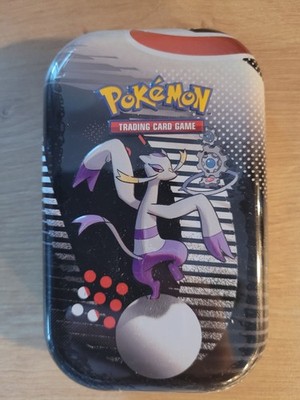 Pokemon Mini Tin Box Einall Schwarze Blitze Weiße Flammen Neu