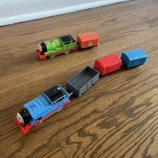 Thomas  Friends Trackmaster Talking Percy Motorized Thomas Cargo Freight 2013