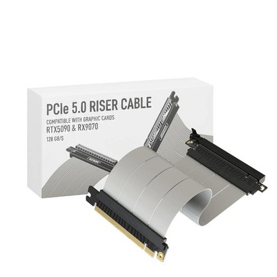 LINKUP - AVA5 PCIE 5.0 Riser Cable | RTX5090 RX9070 GPU Ready | x16 128GB/s S...