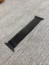 Genuine Apple Watch Graphite Milanese Loop band, designed for 44mm Apple Watch