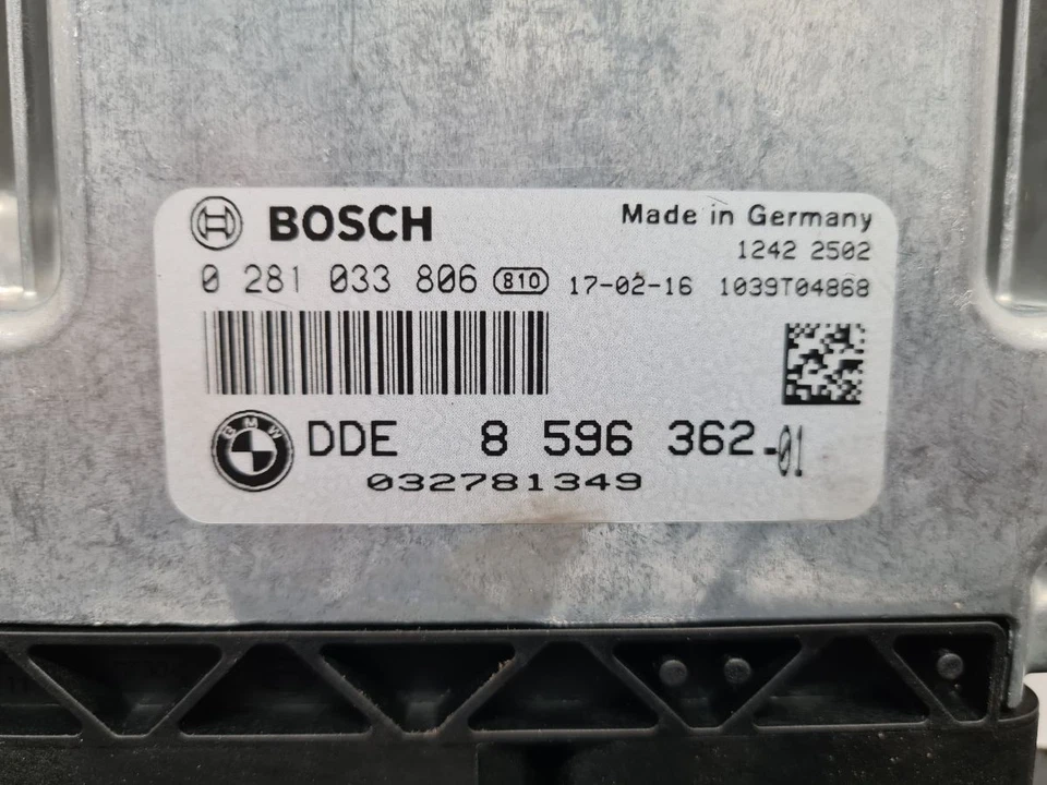 BMW 118D F21 2017 2.0D DME ECU KIT B47D20U0 8596362 - Image 4 of 4