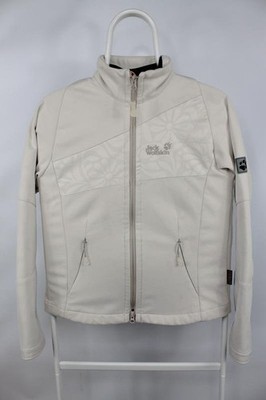 Women Jack Wolfskin Jacket Beige Softshell 36 / S