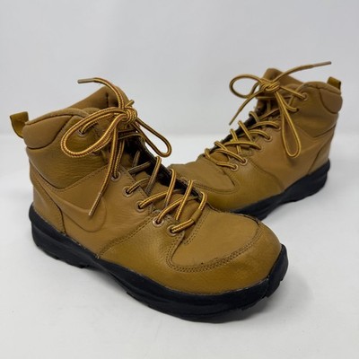 Nike Manoa Leather Boots BQ5372-700 Youth Kids Size 4 Y