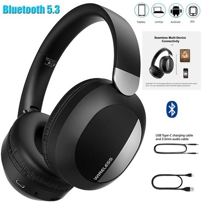 Bluetooth 5.3 Headset Wireless Headphone For Apple iPhone 14 15 16 17 Pro Max SE