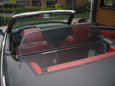 Wind deflector for Audi 80 Type 8C B4 with quick release