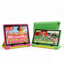 10.1-Inch Kids Tablet Android 15, 20GB RAM 64GB Storage, Octa-Core 5G WiFi