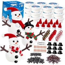 18 Pack Stocking Stuffers Kids, Christmas Crafts Snowman Kit Kids - 18 Snowman