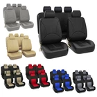 Auto Seat Covers for Car Truck SUV -Universal Seat Protectors Polyester/Leather