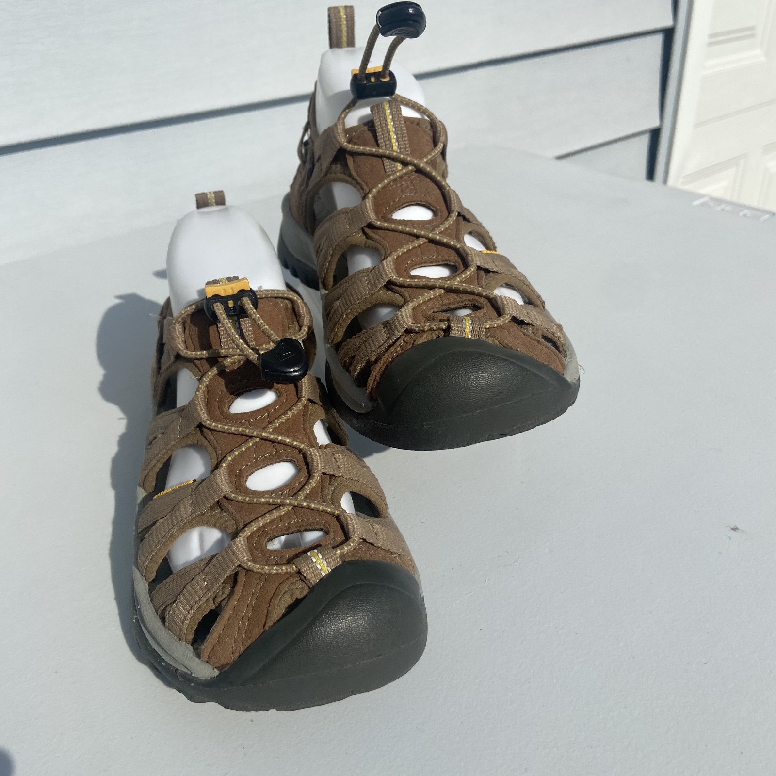 Scarpe sandali Keen Whisper donna taglia 7 sport escursionismo passeggio outdoor marroni