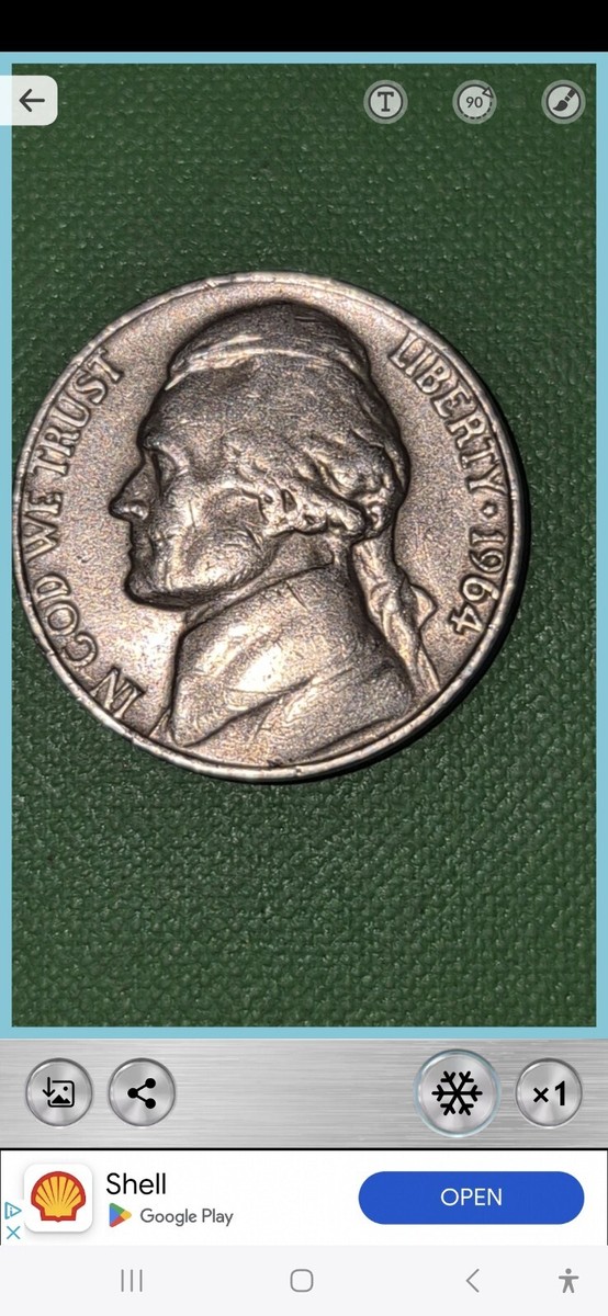 1964 Nickel, No Mint Mark Raised Rim | eBay