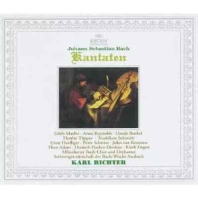 Karl Richter NEW 4 CD J.S.Bach 11 Cantatas BWV4,21,51,80,106,147 etc Japan OBI