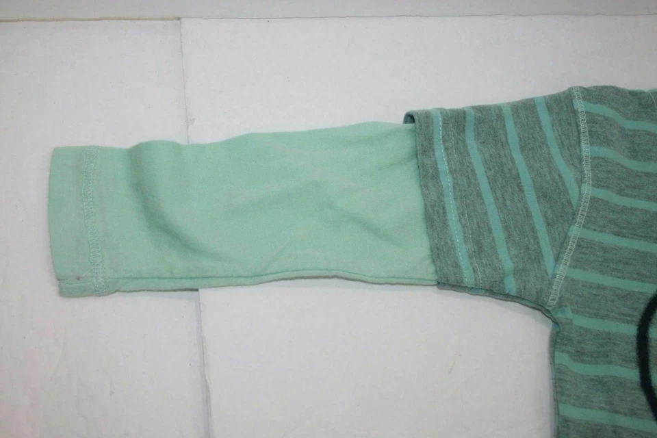 NUEVO CON ETIQUETAS Charlie Rocket Tiny Duck n Stuff Camiseta a Rayas Manga Larga Camiseta 6-9 Meses Foto 4 de 4