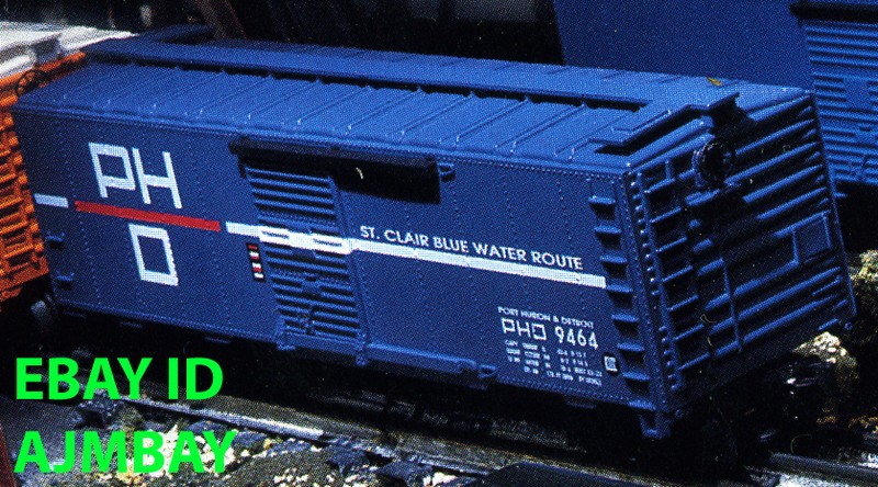 LIONEL 17234 PORT HURON & DETROIT  BOXCAR WITH DIE CAST FRAME 1998 NEW IN BOX