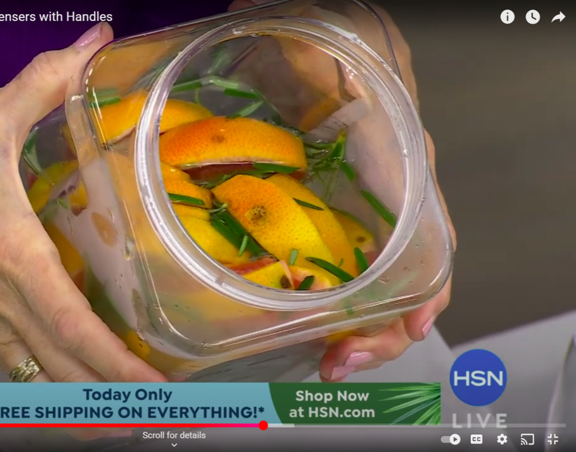 Improvements Tilting Drink Dispenser with Handle Aqua Blue