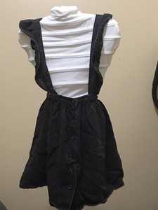 zara black jumper dress